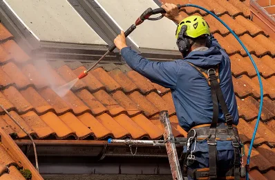 Démoussage et hydrofuge de toiture à Maizey